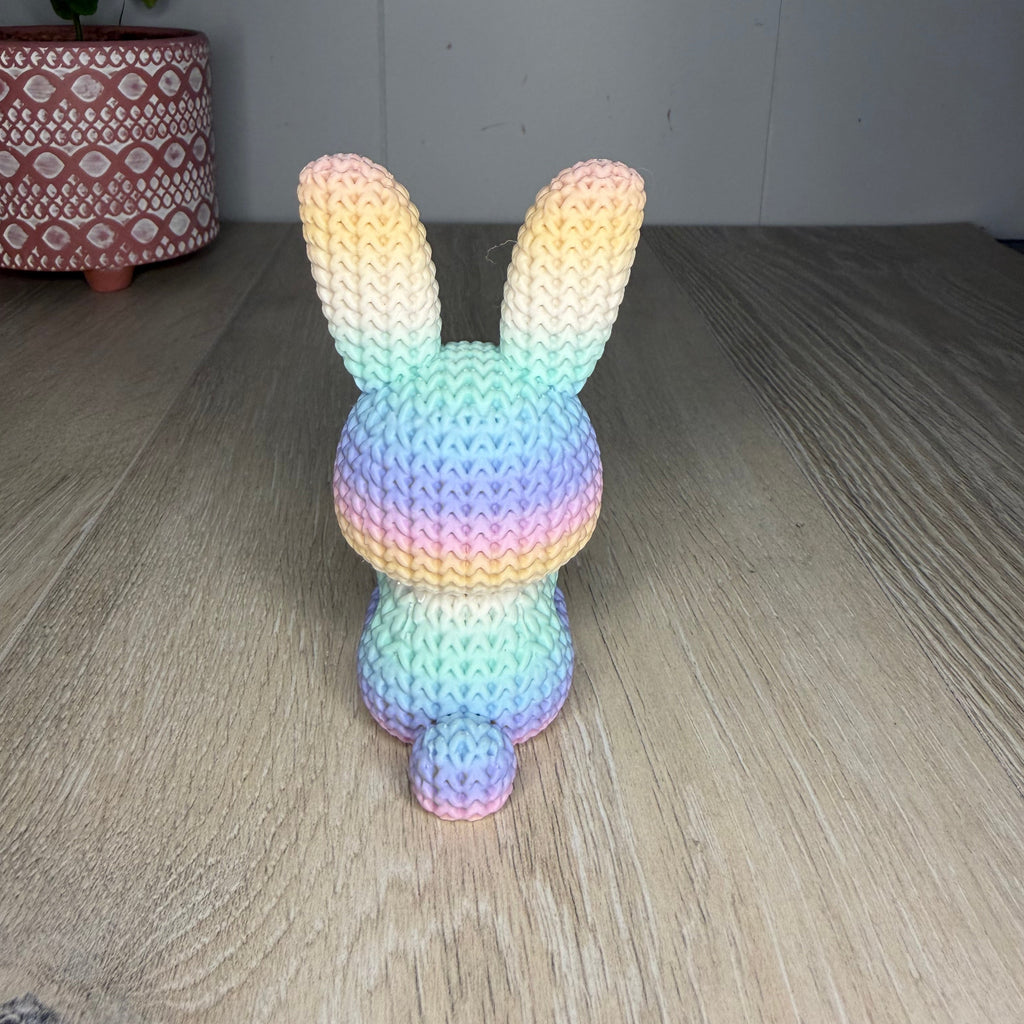 “Knitted” Easter Bunny
