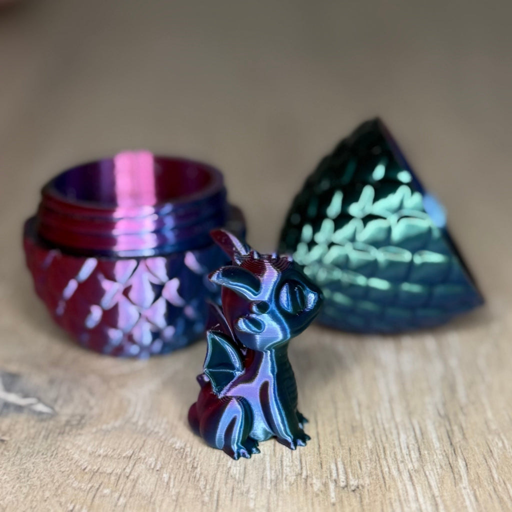 Dragon Egg with Baby Dragon