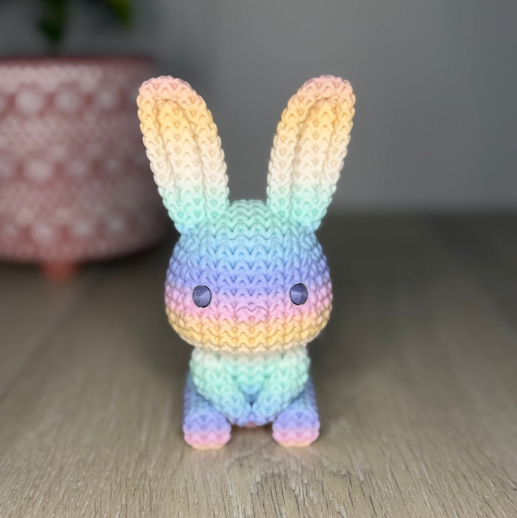 “Knitted” Easter Bunny