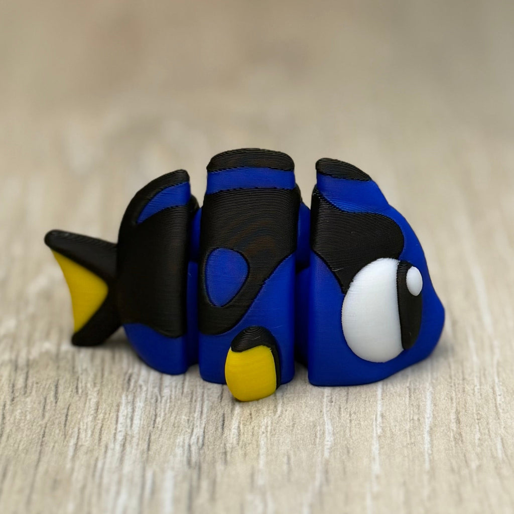 Regal Blue Tang Fish Articulated Toy