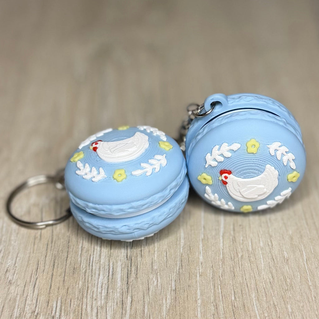 Floral Chicken Fidget Clicker
