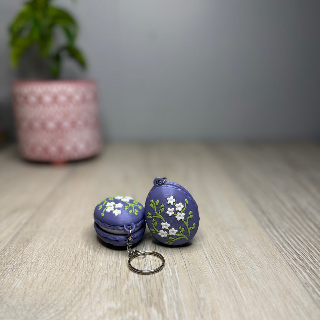 Floral Egg Macaron Clicker