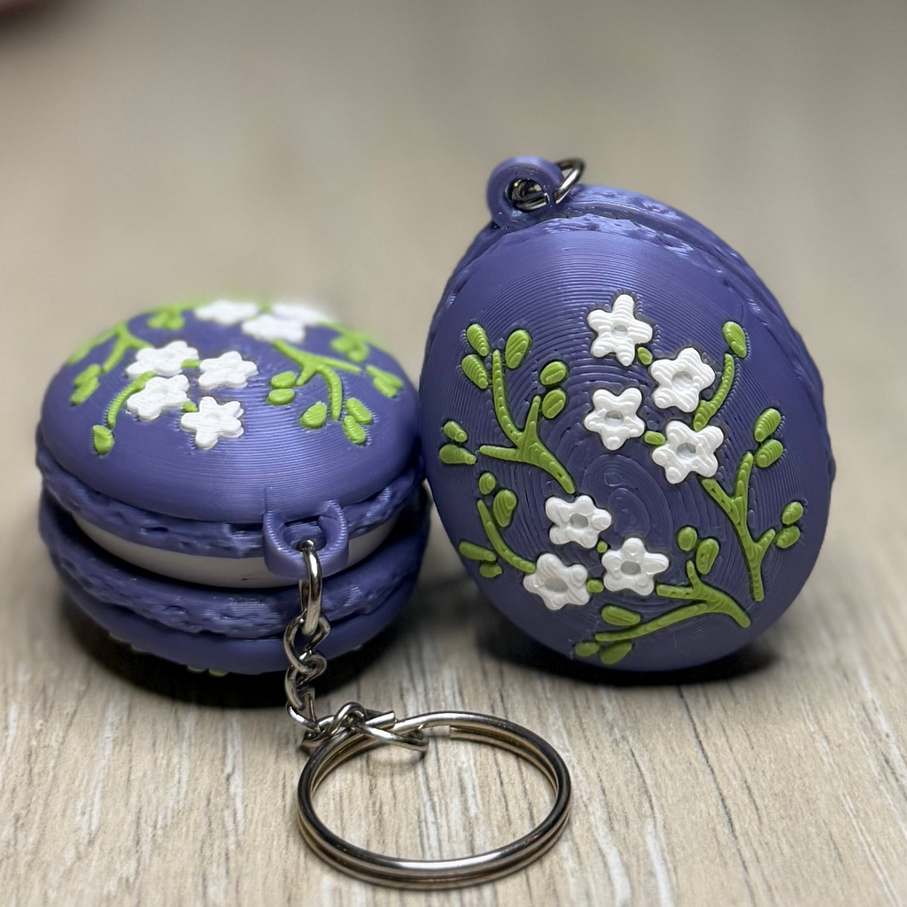 Floral Egg Macaron Clicker