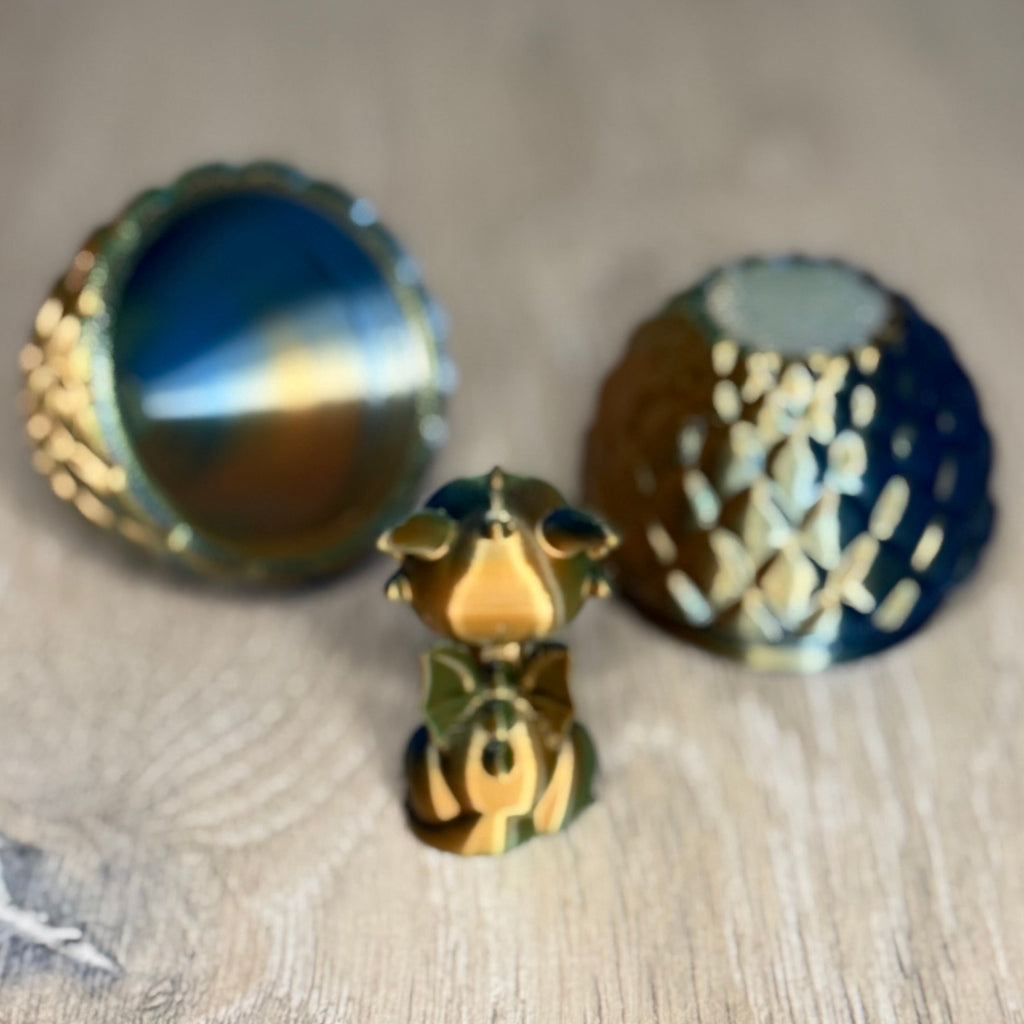Dragon Egg with Baby Dragon