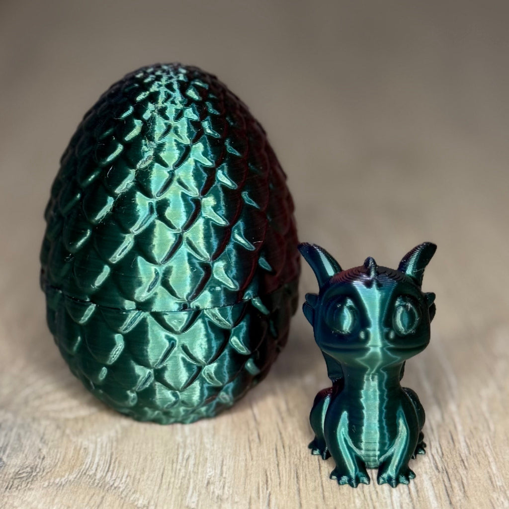 Dragon Egg with Baby Dragon