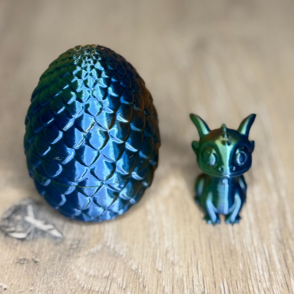 Dragon Egg with Baby Dragon