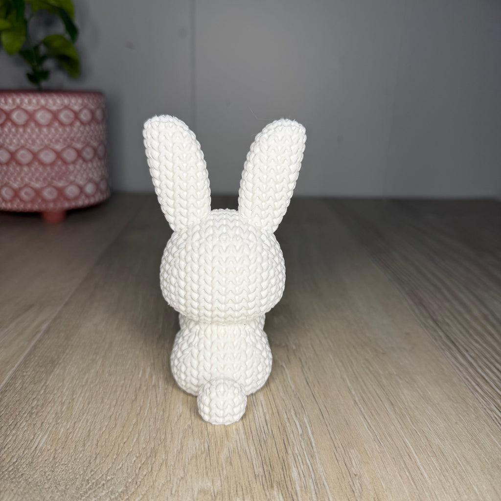 “Knitted” Easter Bunny
