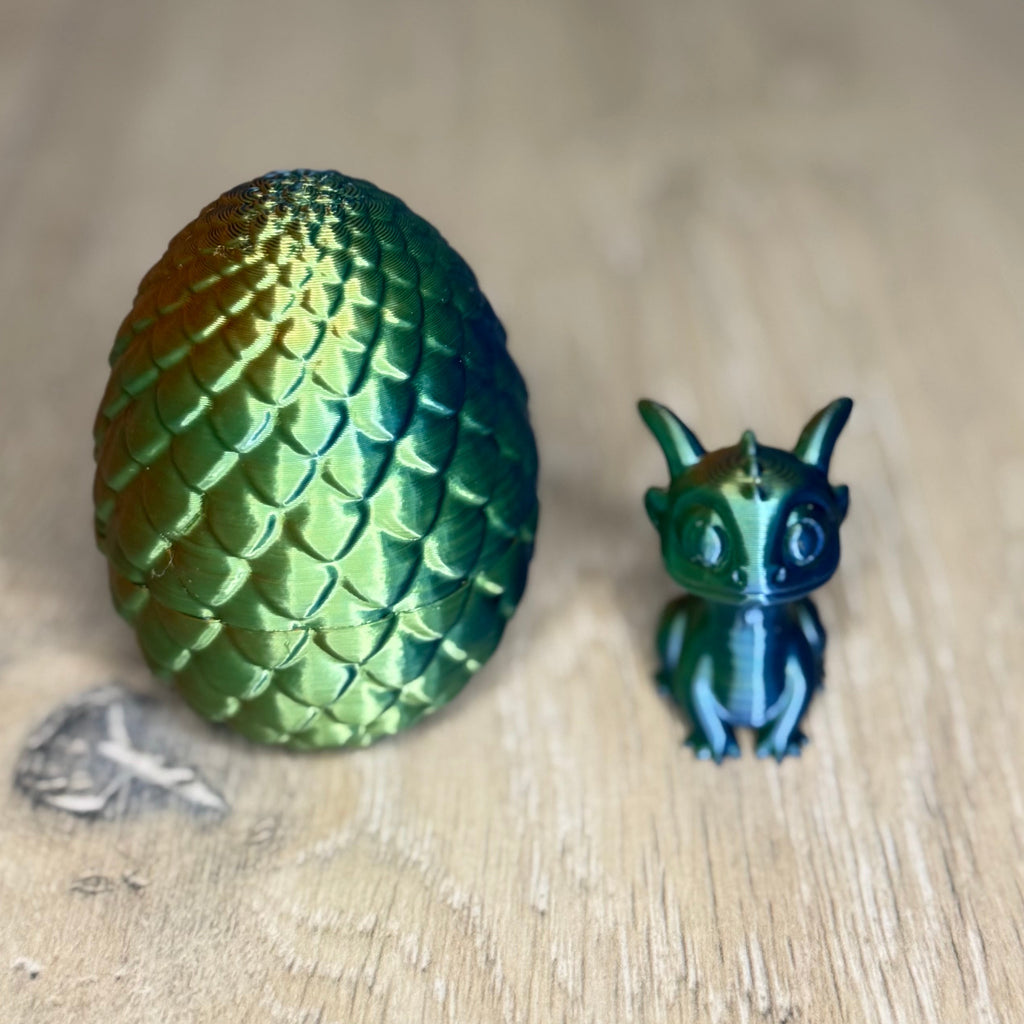 Dragon Egg with Baby Dragon