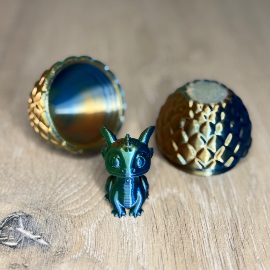 Dragon Egg with Baby Dragon