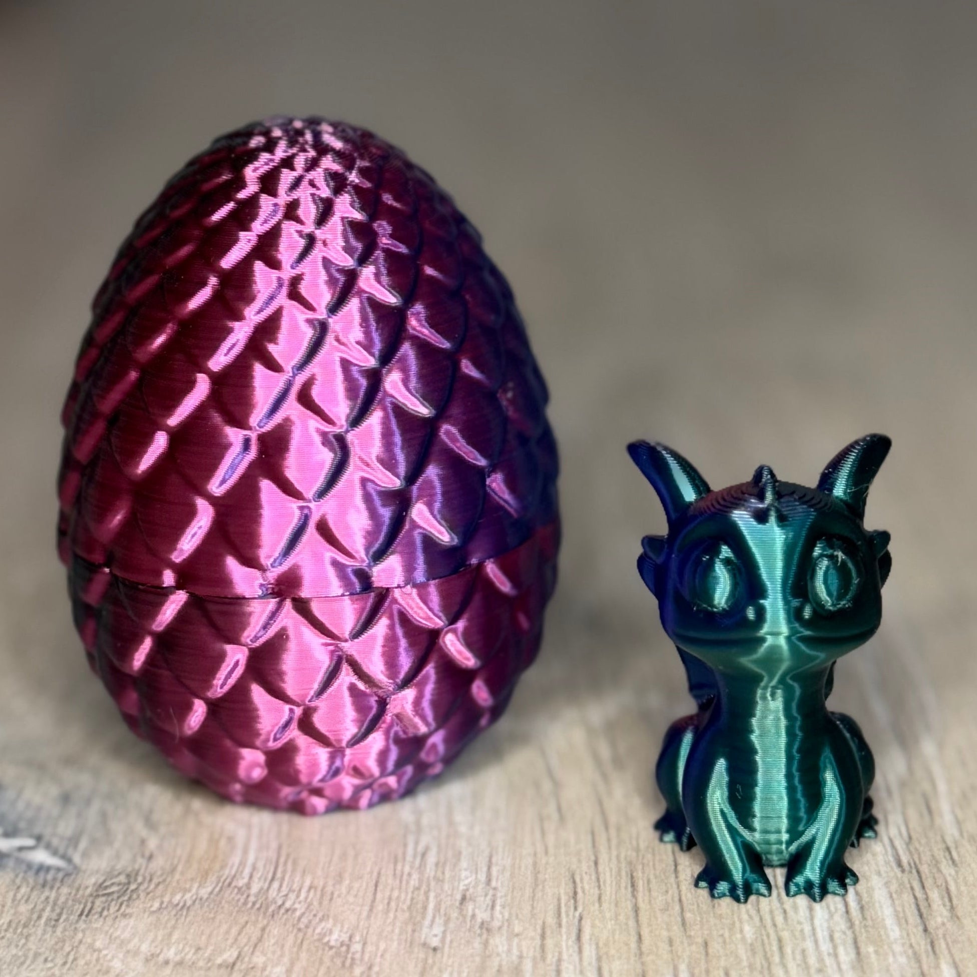Dragon Egg with Baby Dragon