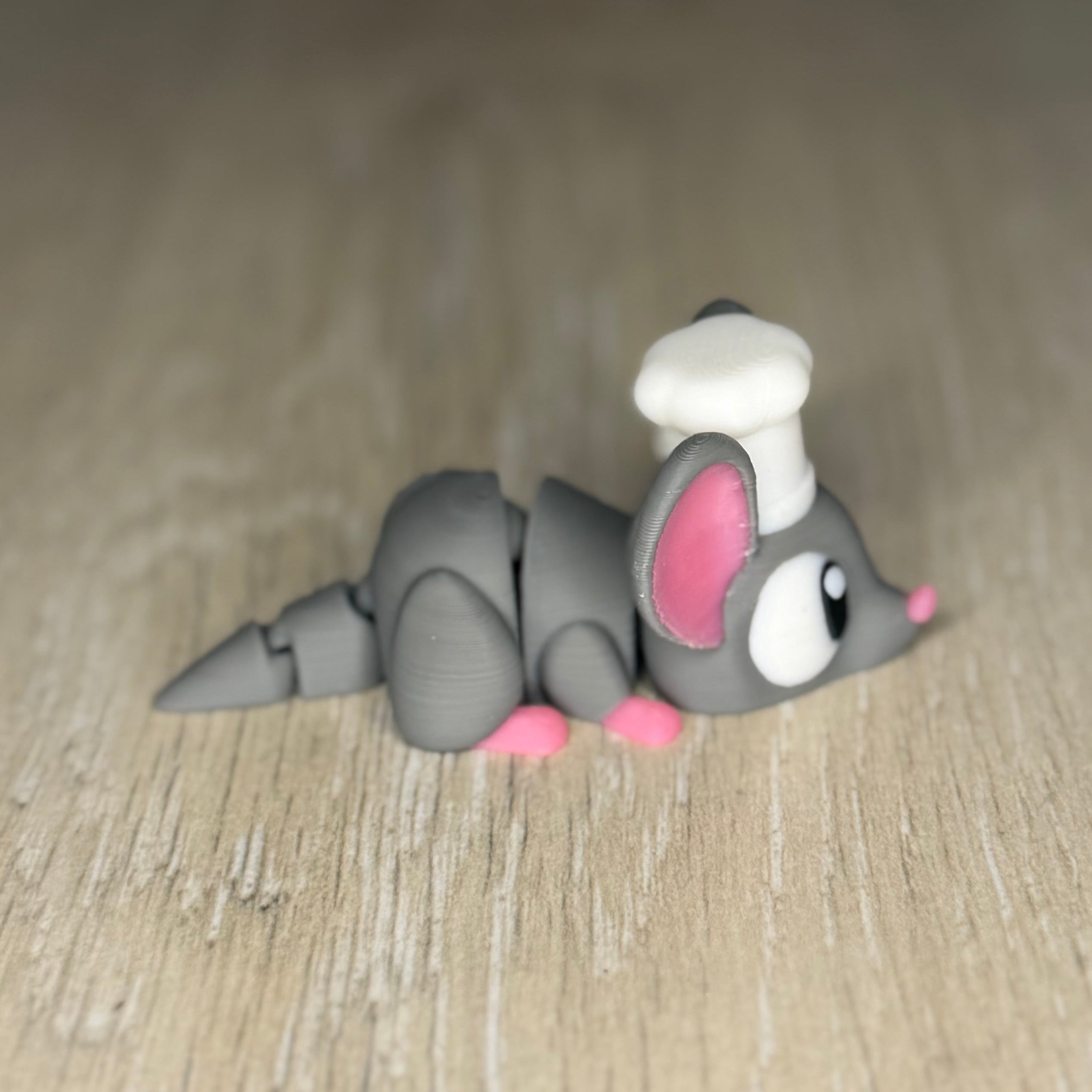 Chef Mouse Articulated Fidget Toy