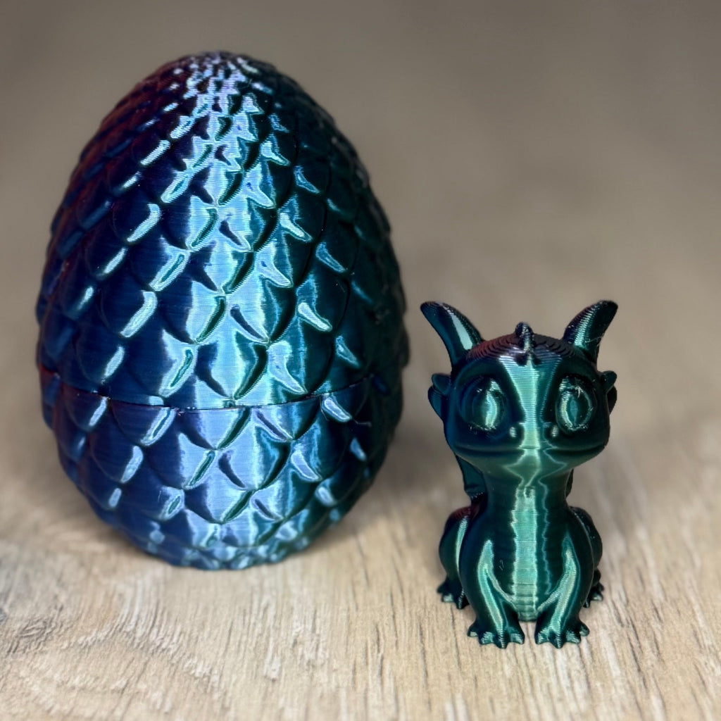 Dragon Egg with Baby Dragon