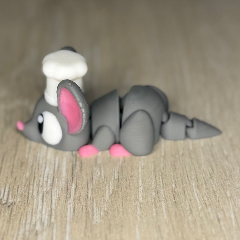 Chef Mouse Articulated Fidget Toy