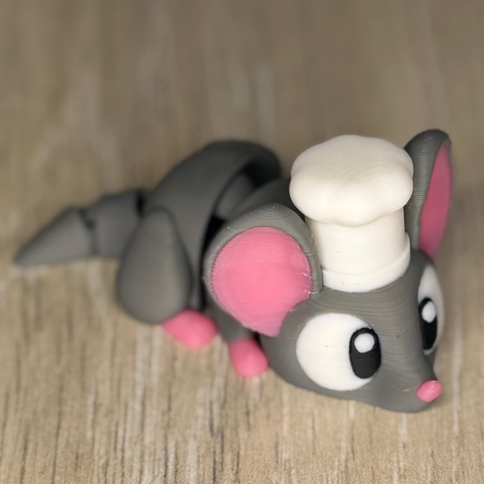 Chef Mouse Articulated Fidget Toy