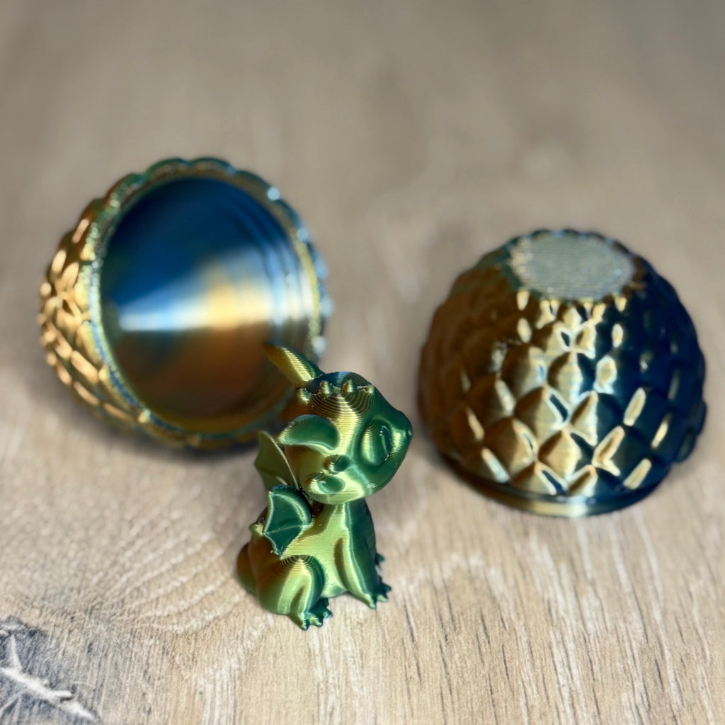 Dragon Egg with Baby Dragon
