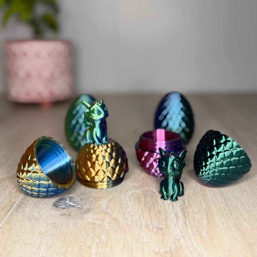 Dragon Egg with Baby Dragon