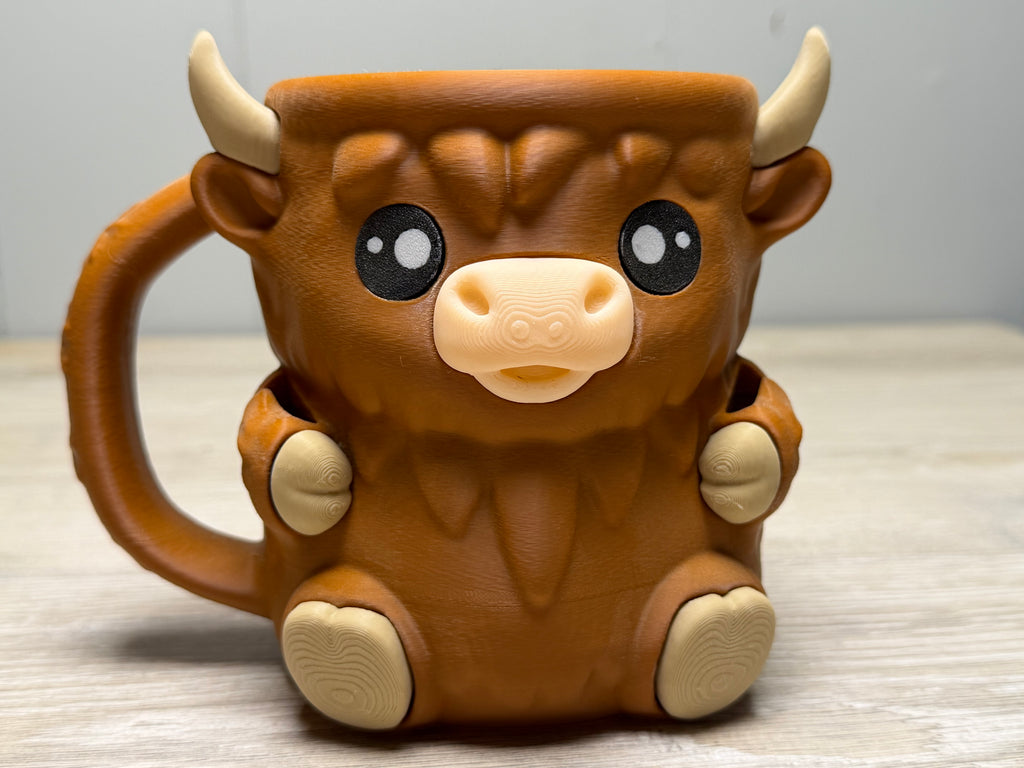 Ferdinand the Highland Cow - IceCream Pint Holder