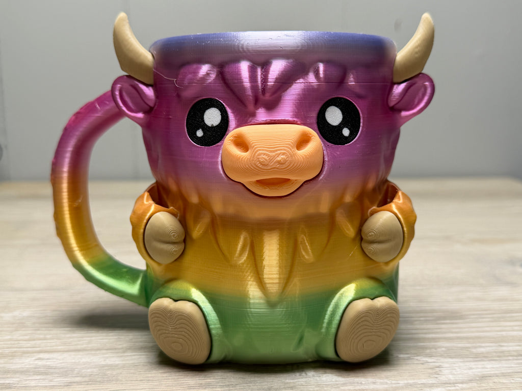 Ferdinand the Highland Cow - IceCream Pint Holder