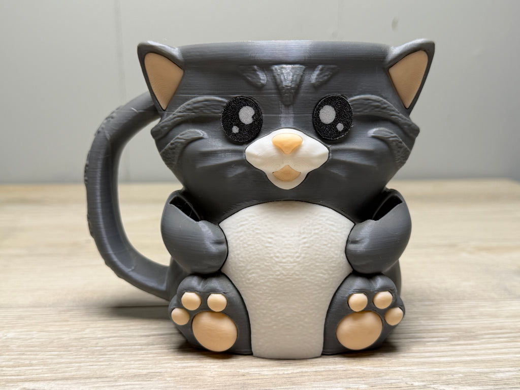 Cuddles the Cat IceCream Pint Holder